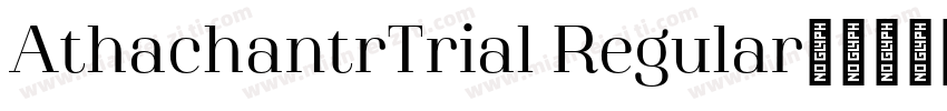 AthachantrTrial Regular字体转换